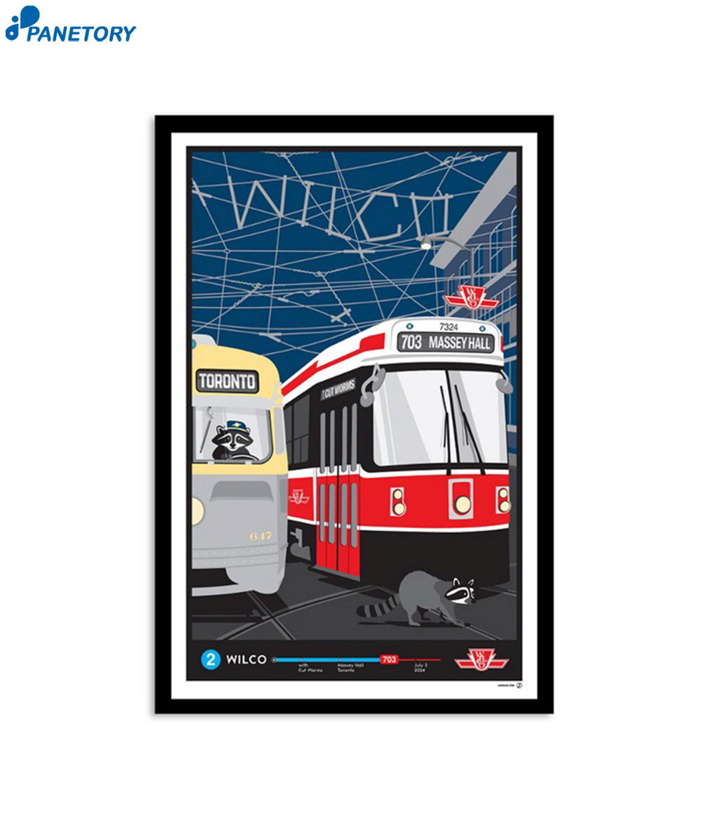 Wilco Massey Hall Toronto On July 3 2024 Poster 2 Wilco Massey Hall Toronto On July 3 2024 Poster