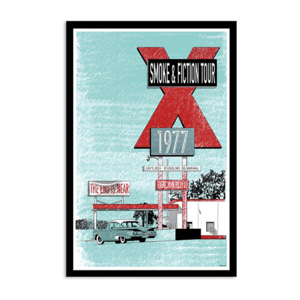 X The Band Del Mar Hall St Louis Mo July 9 2024 Poster