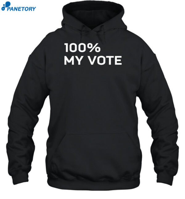 100% My Vote Tee Shirt 2