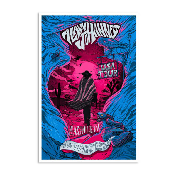 Alain Johannes Eastside Bowl Nashville Tn Sep 1 2024 Poster