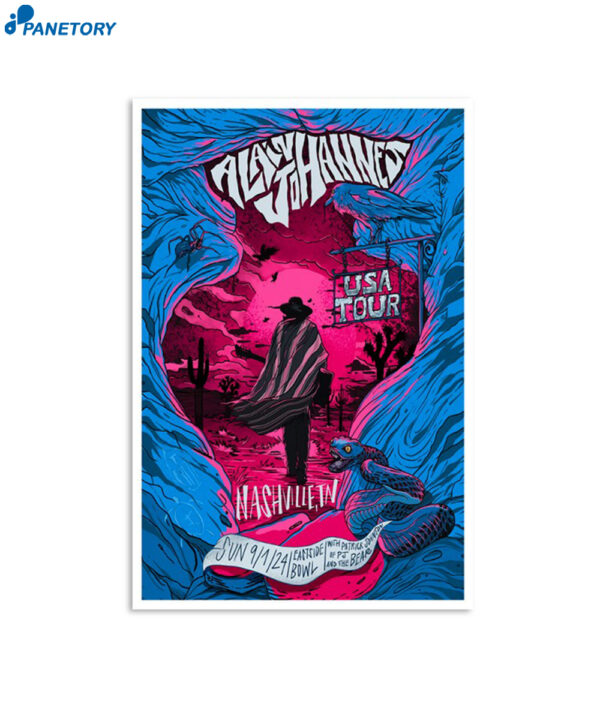 Alain Johannes Eastside Bowl Nashville Tn Sep 1 2024 Poster