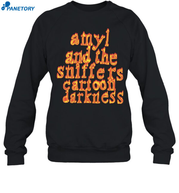 Amyl And The Sniffers Cartoon Darkness Shirt 1