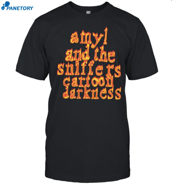 Amyl And The Sniffers Cartoon Darkness Shirt