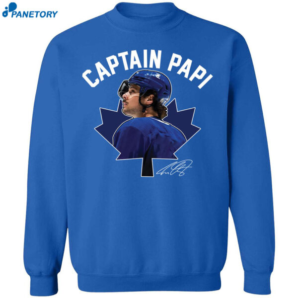 Auston Matthews Captain Papi Shirt 1