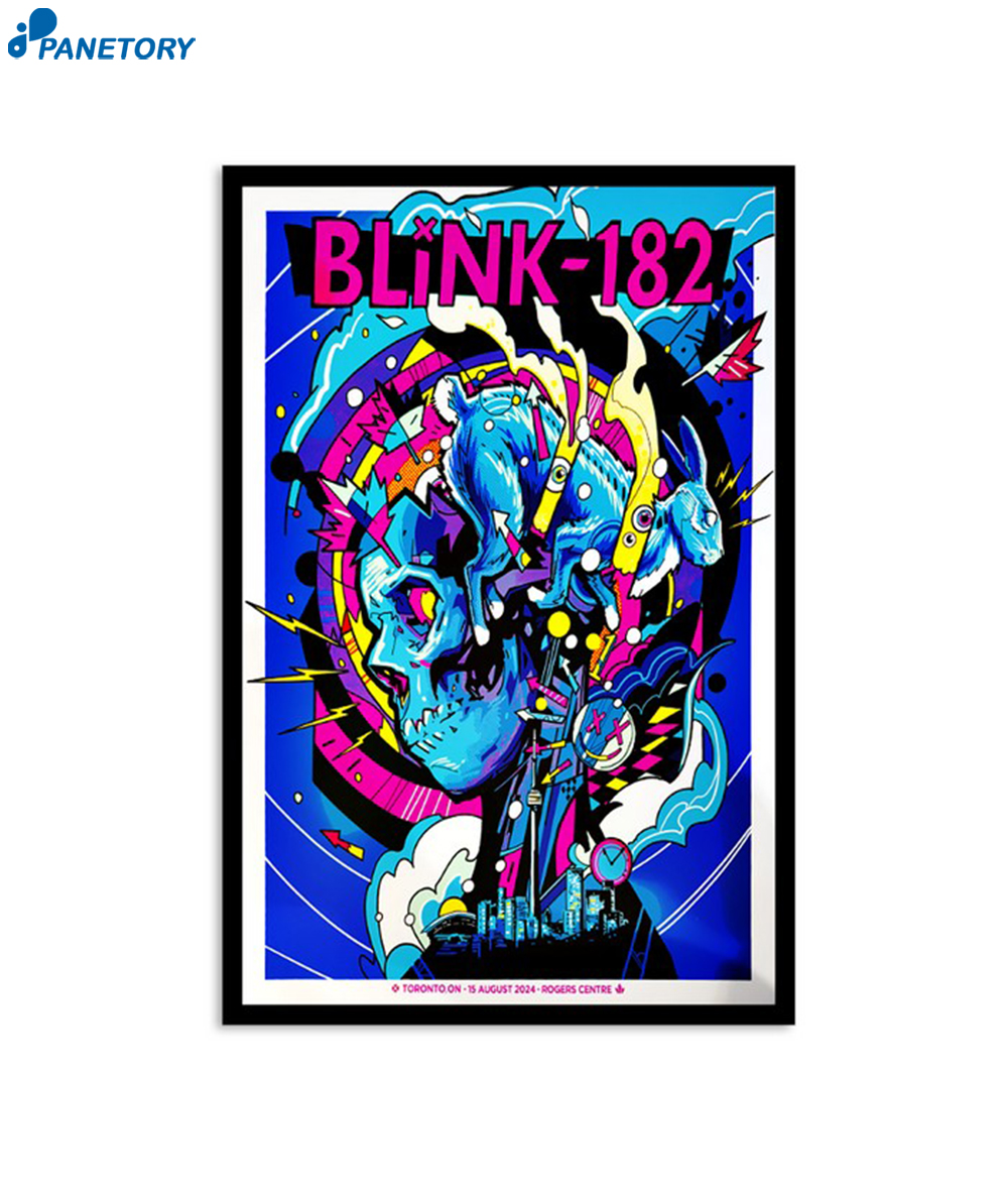 Blink 182 Rogers Centre Toronto On Aug 15 2024 Poster 2 Blink 182 Rogers Centre Toronto On Aug 15 2024 Poster