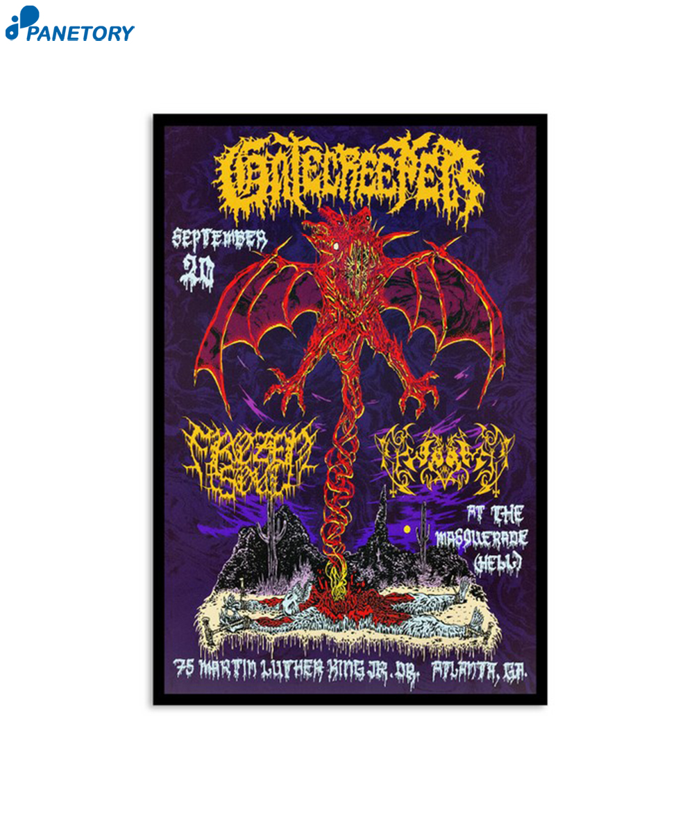 Gatecreeper The Masquerade Hell Atlanta Ga Sep 20 2024 Poster 2 Gatecreeper The Masquerade Hell Atlanta Ga Sep 20 2024 Poster