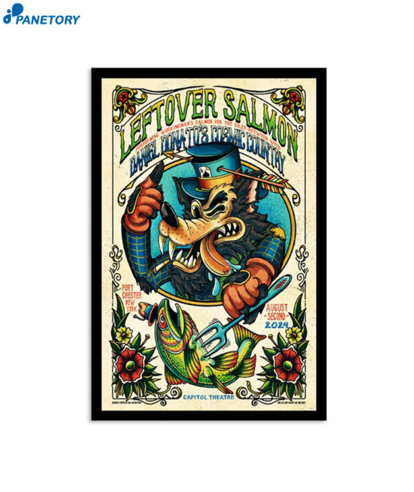 Leftover Salmon The Capitol Theatre Port Chester Ny Aug 2 2024 Poster