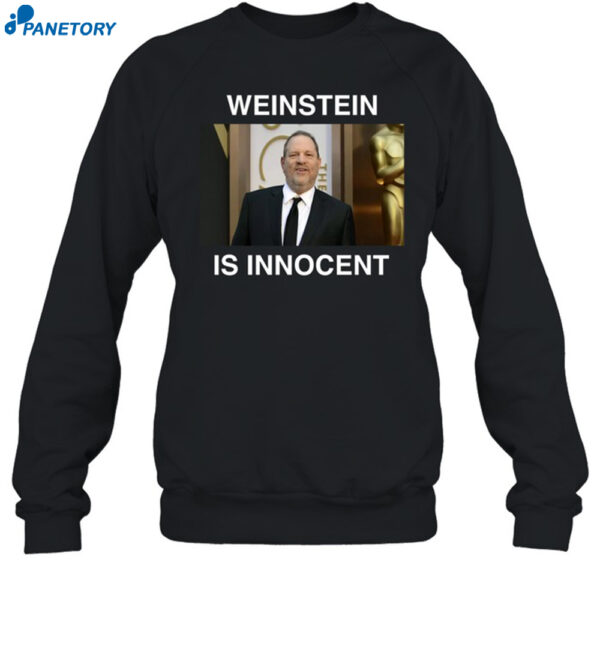 Luciano Silighini Garagnani Wearing Weinstein Is Innocent Shirt 1