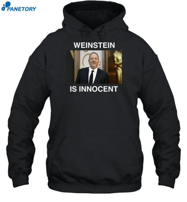 Luciano Silighini Garagnani Wearing Weinstein Is Innocent Shirt 2