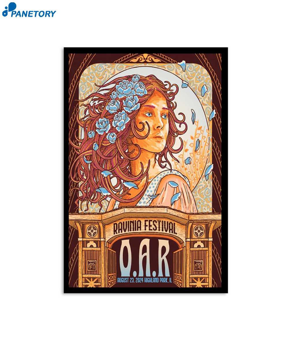 O.a.r. Ravinia Festival Highland Park Il Aug 23 2024 Poster 2 O.a.r. Ravinia Festival Highland Park Il Aug 23 2024 Poster