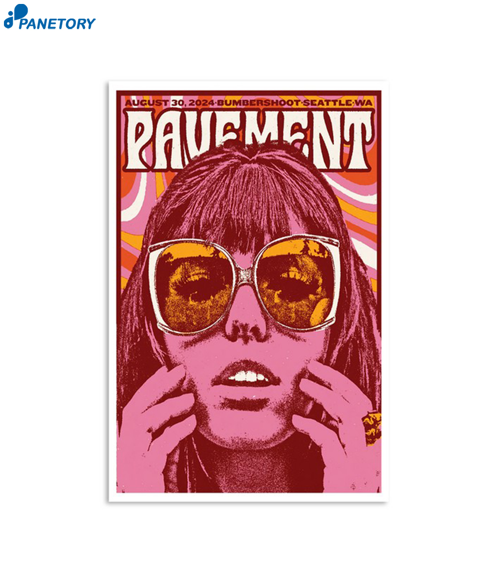 Pavement Bumbershoot Seattle Wa August 30 2024 Poster 2 Pavement Bumbershoot Seattle Wa August 30 2024 Poster