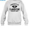 Property Of Clandestine Athletic Dept Xxl Shirt 1