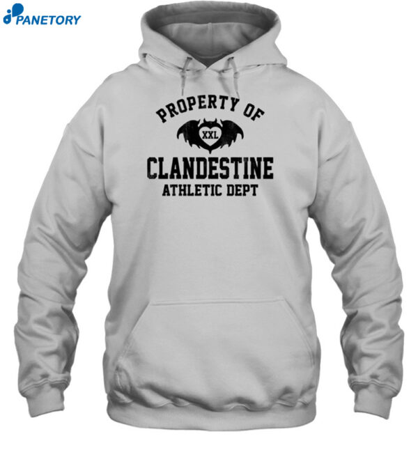 Property Of Clandestine Athletic Dept Xxl Shirt 2