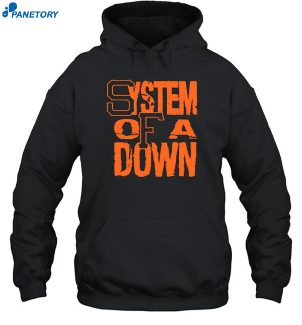 System Of A Down Sf Stacked Logo 2024 Shirt 2