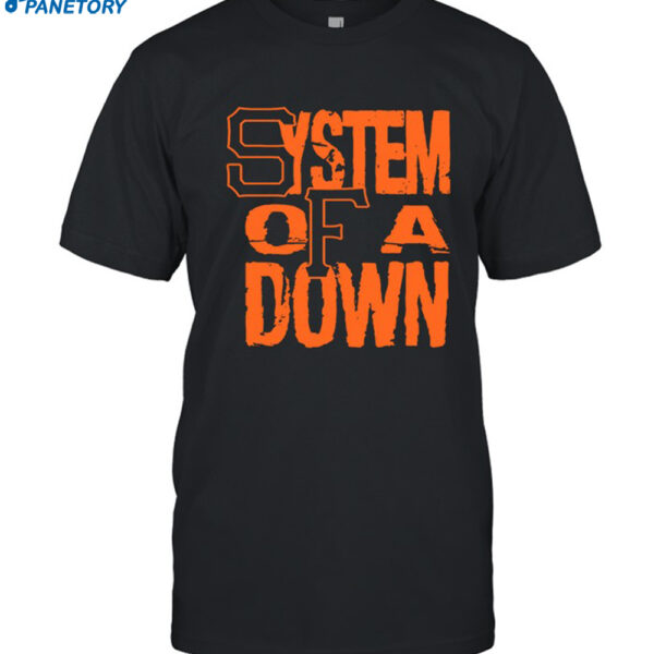 System Of A Down Sf Stacked Logo 2024 Shirt