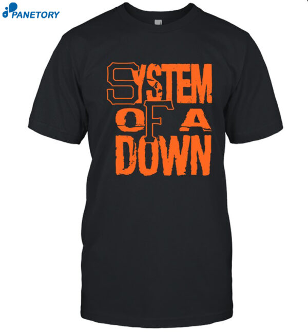 System Of A Down Sf Stacked Logo 2024 Shirt