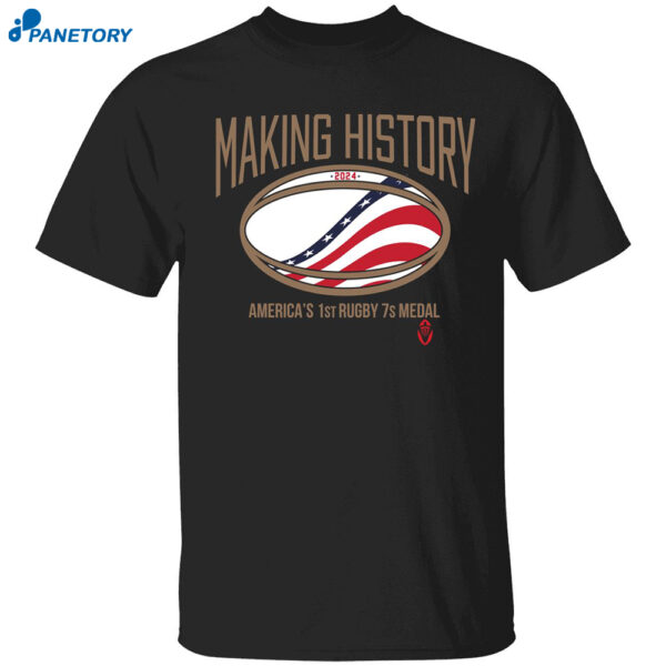 Usrpa Making History America’s 1st Rugby 7s Medal Shirt