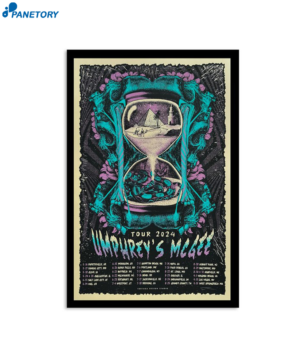 Umphreys Mcgee Tour 2024 Poster 2 Umphreys Mcgee Tour 2024 Poster