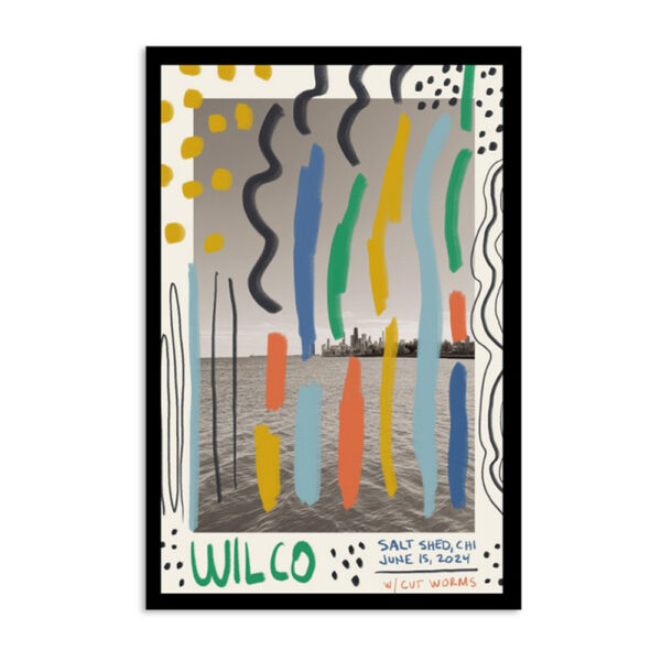 Wilco Tour Chicago Il June 15 2024 Poster