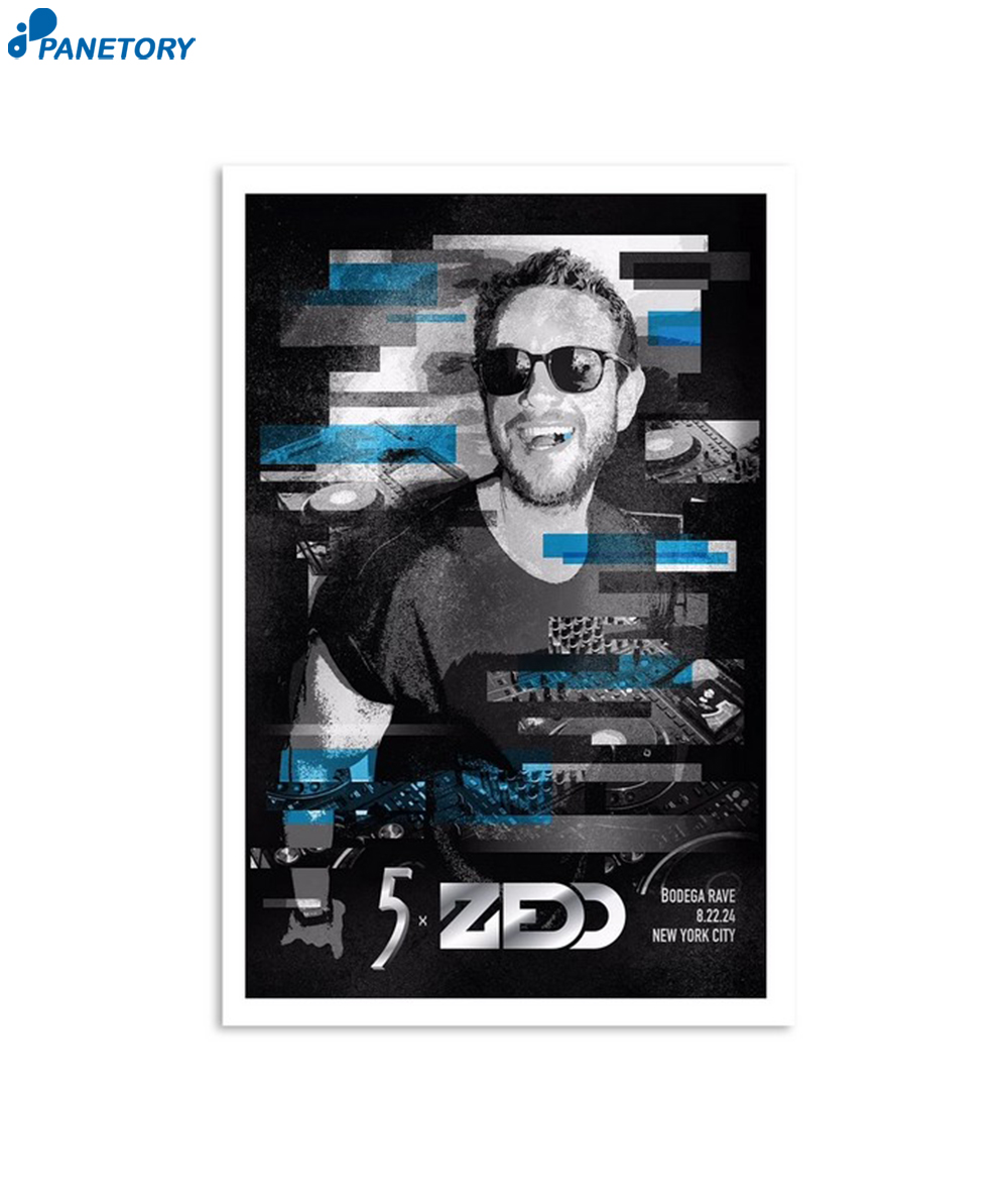 Zedd At Bodega Rave New York City Event Aug 22 2024 Poster 2 Zedd At Bodega Rave New York City Event Aug 22 2024 Poster