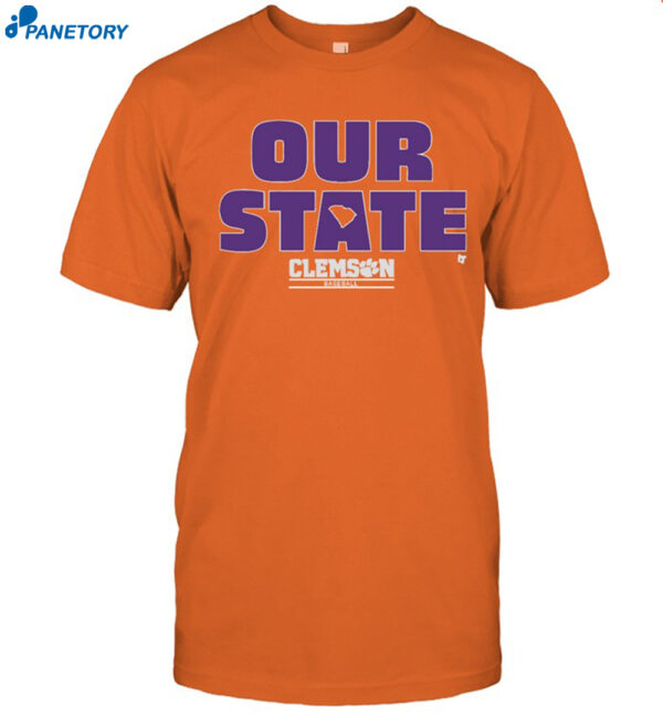 Clemson Baseball Our State Shirt