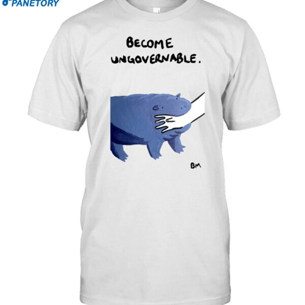 Badly Drawn Bears Become Ungovernable Moo Deng Shirt