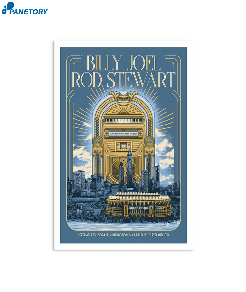 Billy Joel Huntington Bank Field Cleveland Oh Sept 13 2024 Poster 2 Billy Joel Huntington Bank Field Cleveland Oh Sept 13 2024 Poster