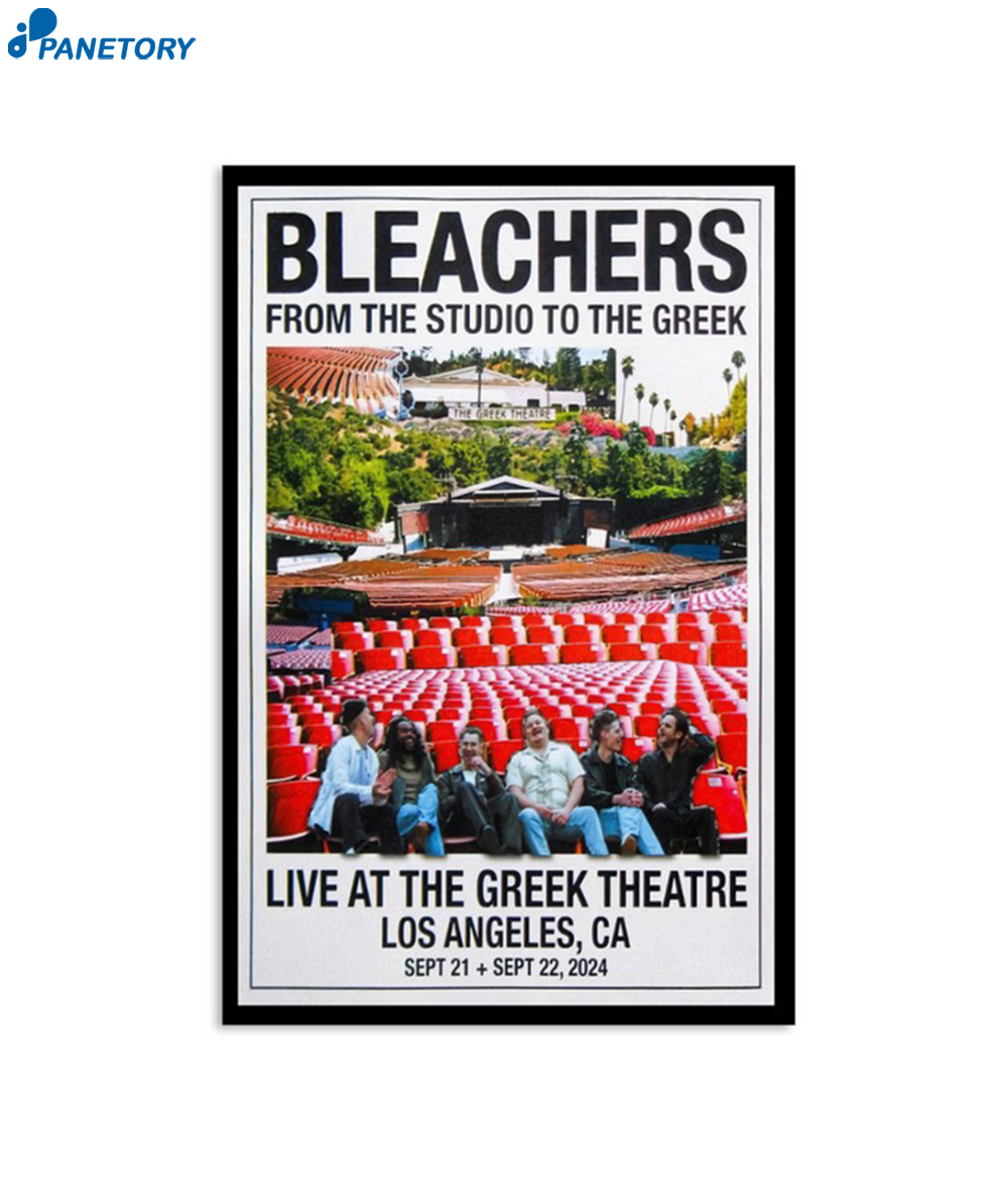 Bleachers Greek Theatre Los Angeles Ca Sep 21 22 2024 Poster 2 Bleachers Greek Theatre Los Angeles Ca Sep 21 22 2024 Poster