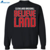 Cleveland Baseball Believeland Shirt 1