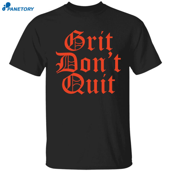 Detroit Baseball Grit Don’t Quit Shirt