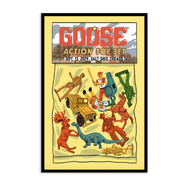 Goose The Salt Shed Chicago Il Sept 13 2024 Poster