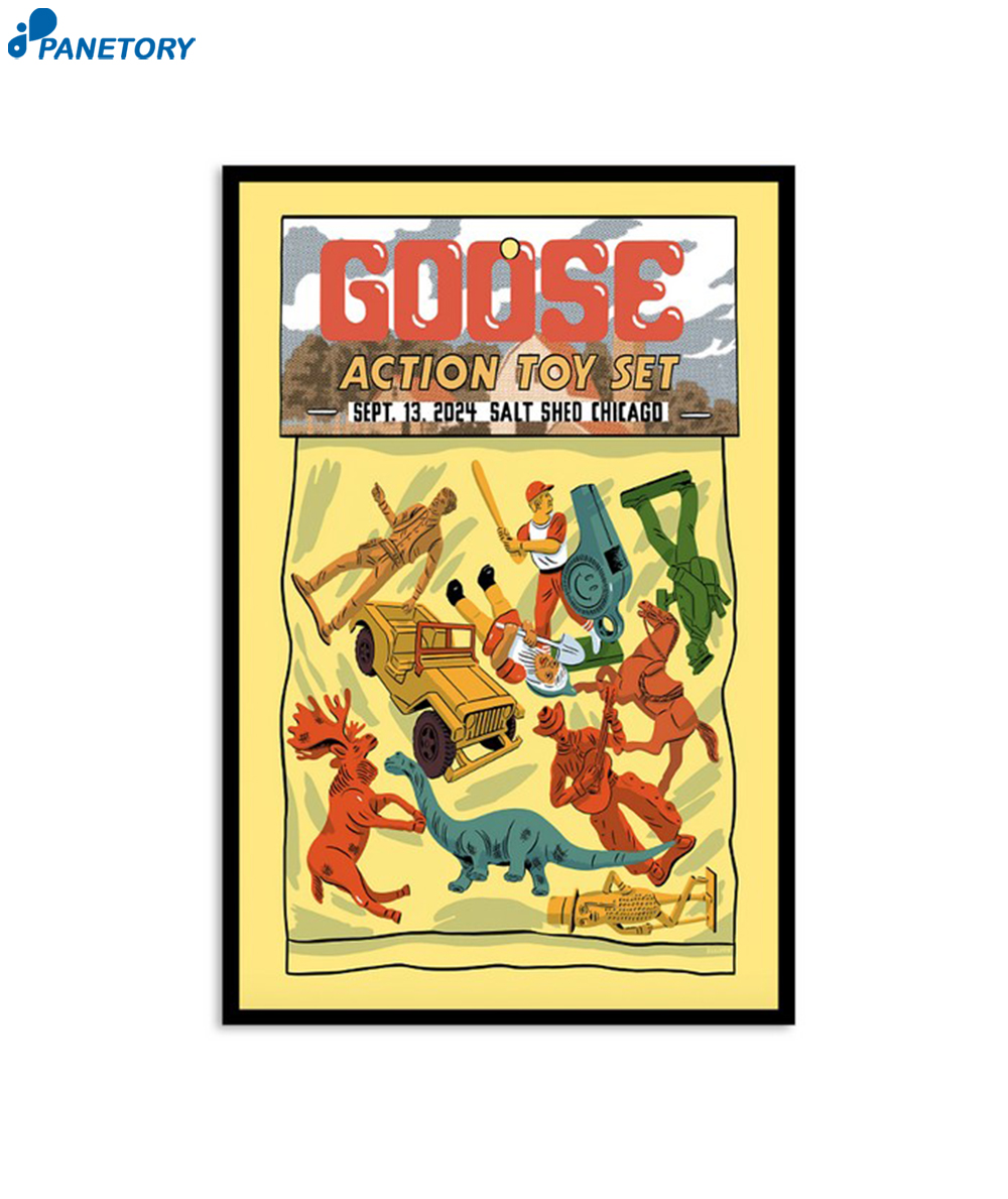 Goose The Salt Shed Chicago Il Sept 13 2024 Poster 2 Goose The Salt Shed Chicago Il Sept 13 2024 Poster