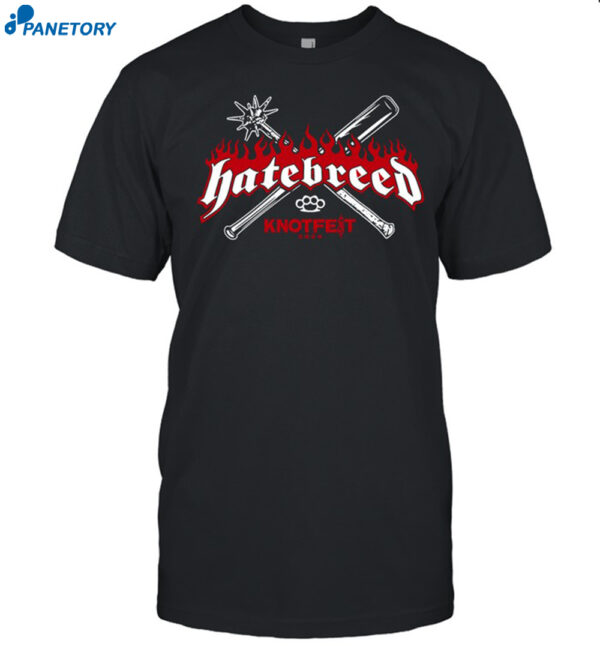 Hatebreed At Knotfest Iowa Event Shirt