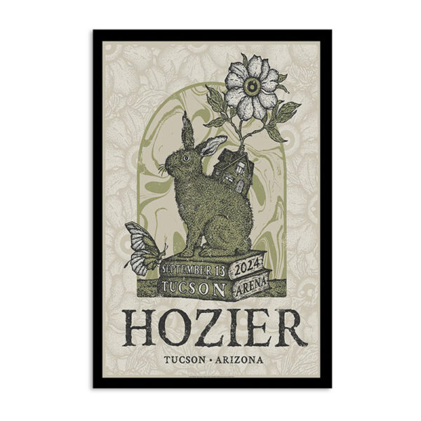 Hozier Concert Tucson Arena September 13 2024 Poster