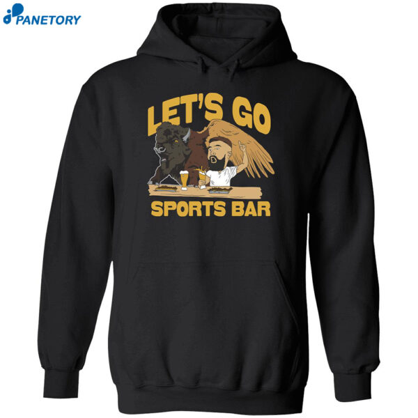 Jason Kelce Buffalo Wild Wings Let’s Go Sports Bar Shirt