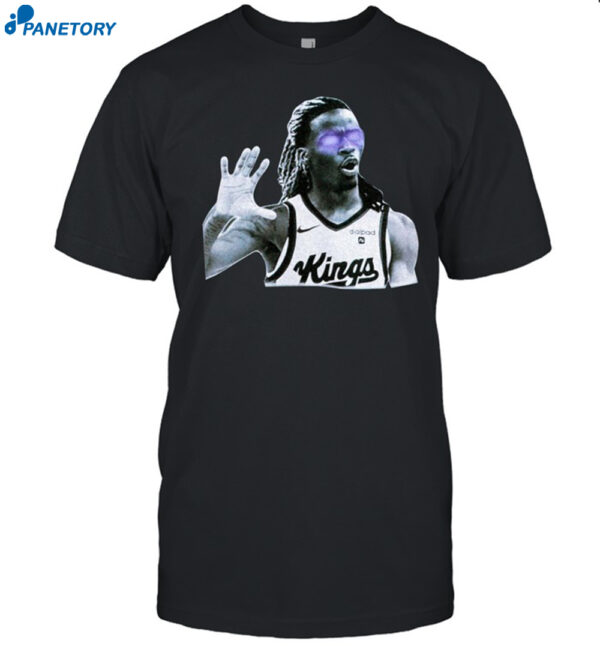 Keon Ellis Sacramento Kings Dark Shirt