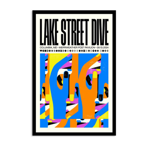 Lake Street Dive Columbia Md 9-13-2024 Poster