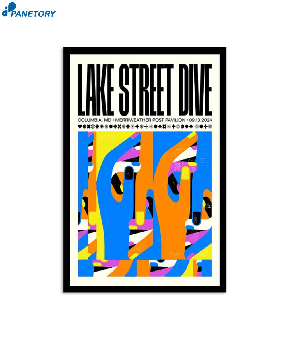 Lake Street Dive Columbia Md 9-13-2024 Poster 2 Lake Street Dive Columbia Md 9-13-2024 Poster