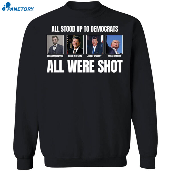 Lincoln Reagan Kennedy Trump All Were Shot Shirt 1