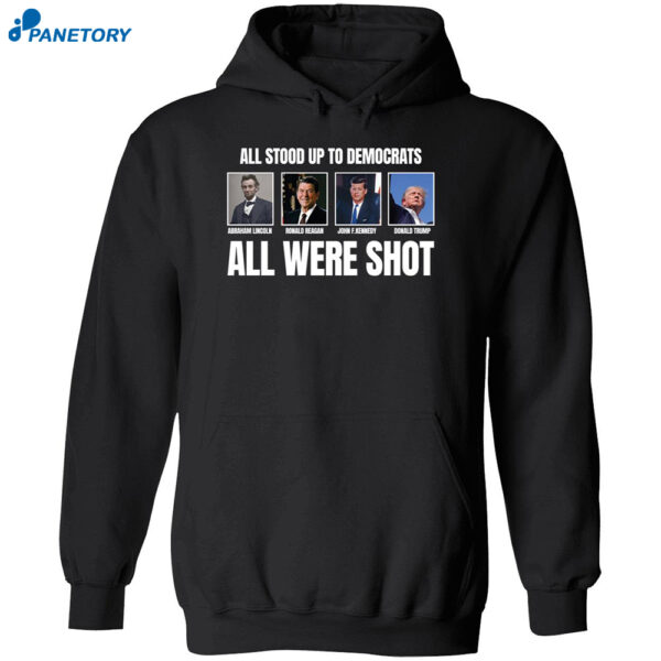 Lincoln Reagan Kennedy Trump All Were Shot Shirt 2