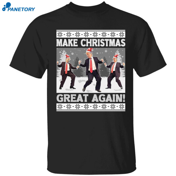 Make Christmas Great Again Trump Dancing 2024 Shirt