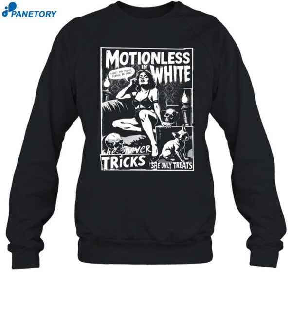 Motionless In White She Never Tricks She Only Treats Shirt 1