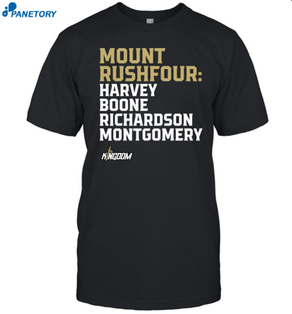 Mount Rushfour Harvey Boone Richardson Montgomery Shirt