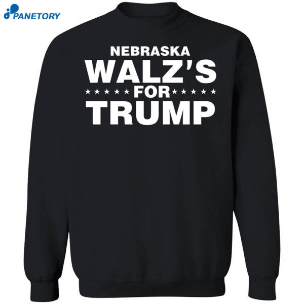 Nebraska Walz’s For Trump Shirt 1