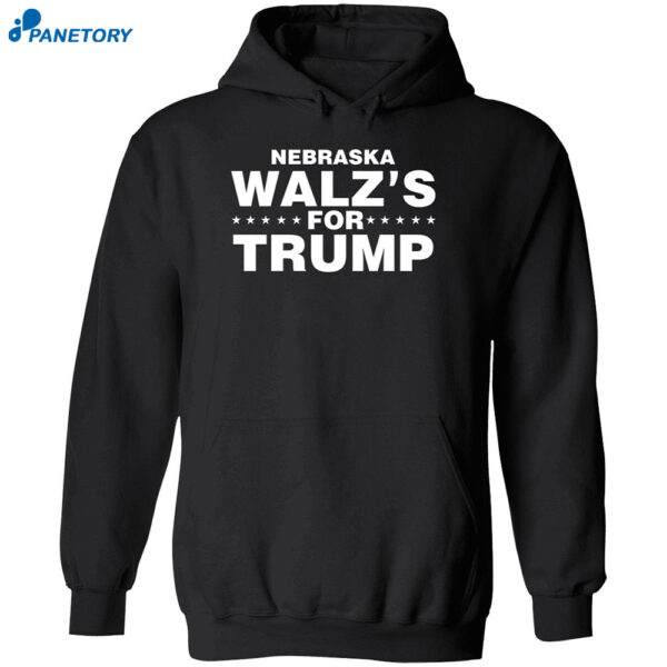 Nebraska Walz’s For Trump Shirt 2