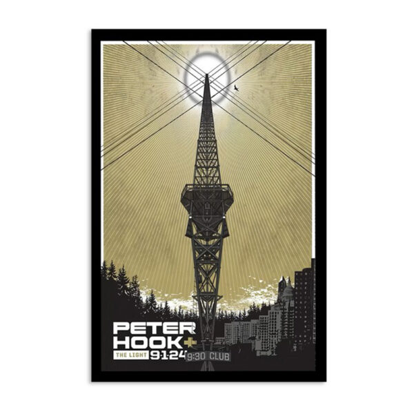 Poster Peter Hook & The Light 930 Club Washington DC September 1 2024 Poster