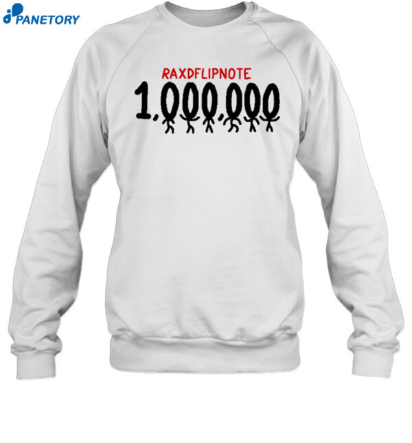 Raxdflipnote One Million Shirt 1