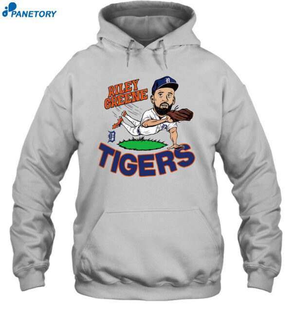 Riley Greene Tigers Caricature Player Shirt 2