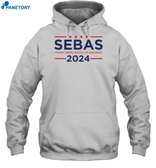 Sebas For President 2024 Shirt 2