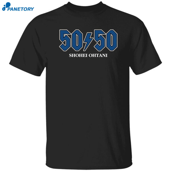 Shohei Ohtani 50 50 Rock Star Shirt